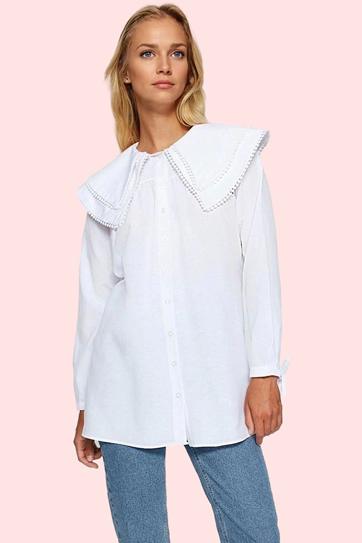 Kadın Dokuma Poplin Gömlek Uzun Kollu Regular Kalıp Rahat Günlük Stil Yaz Aylarının Vazgeçilmezi