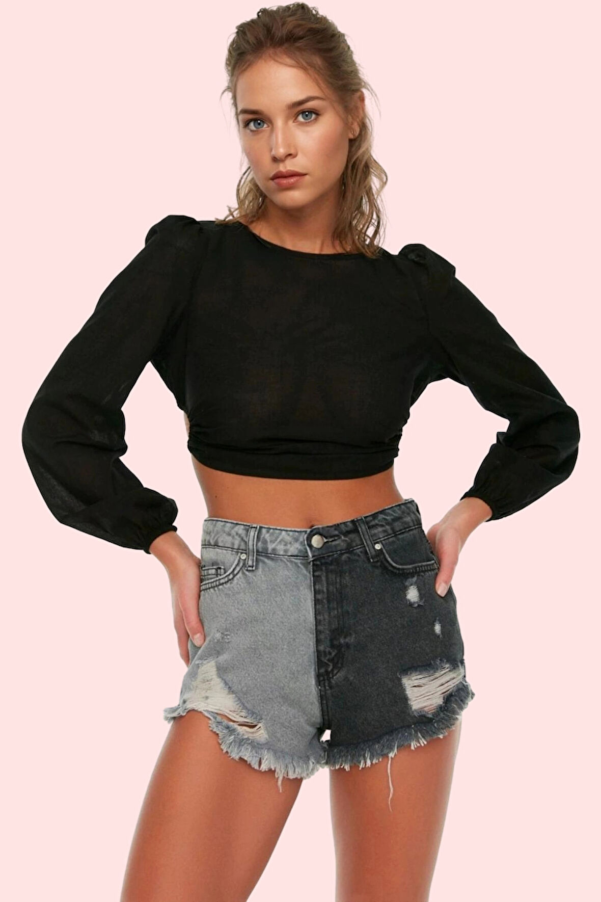 Kadın Pamuk Denim Şort Yazlık Plaj Kıyafetleri için Normal Bel Günlük Kullanım Özel Günler