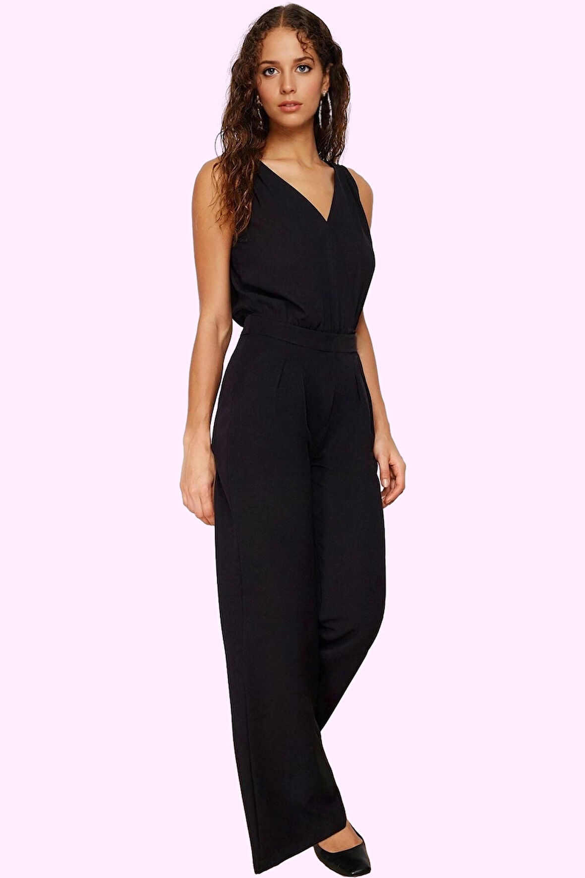 Kadın Boru Paça Pantolon Polyester Elastan Günlük Ve İş Kullanımı Yaz Aylarının Vazgeçilmezi