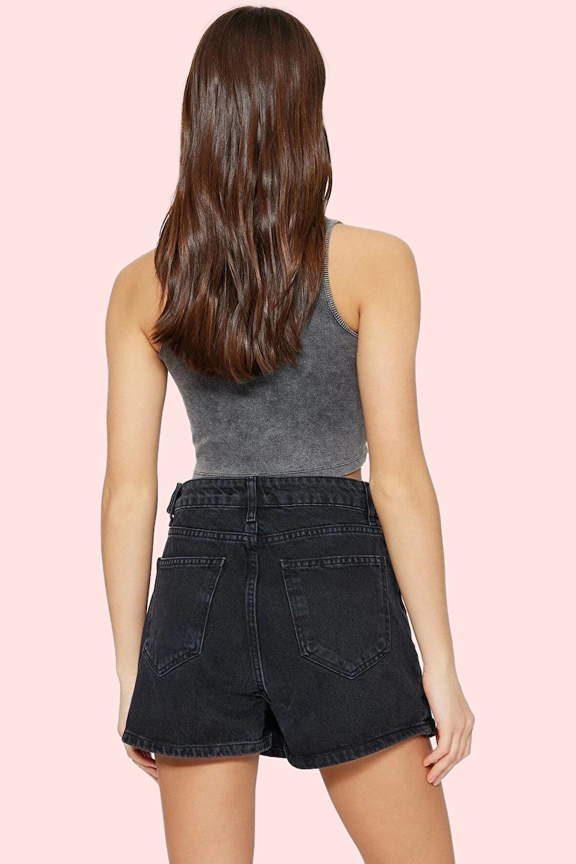 Kadın Yazlık Denim Şort Etek Yüksek Bel Geniş Paça Pamuk Günlük Stil Yaz Aylarının Vazgeçilmezi