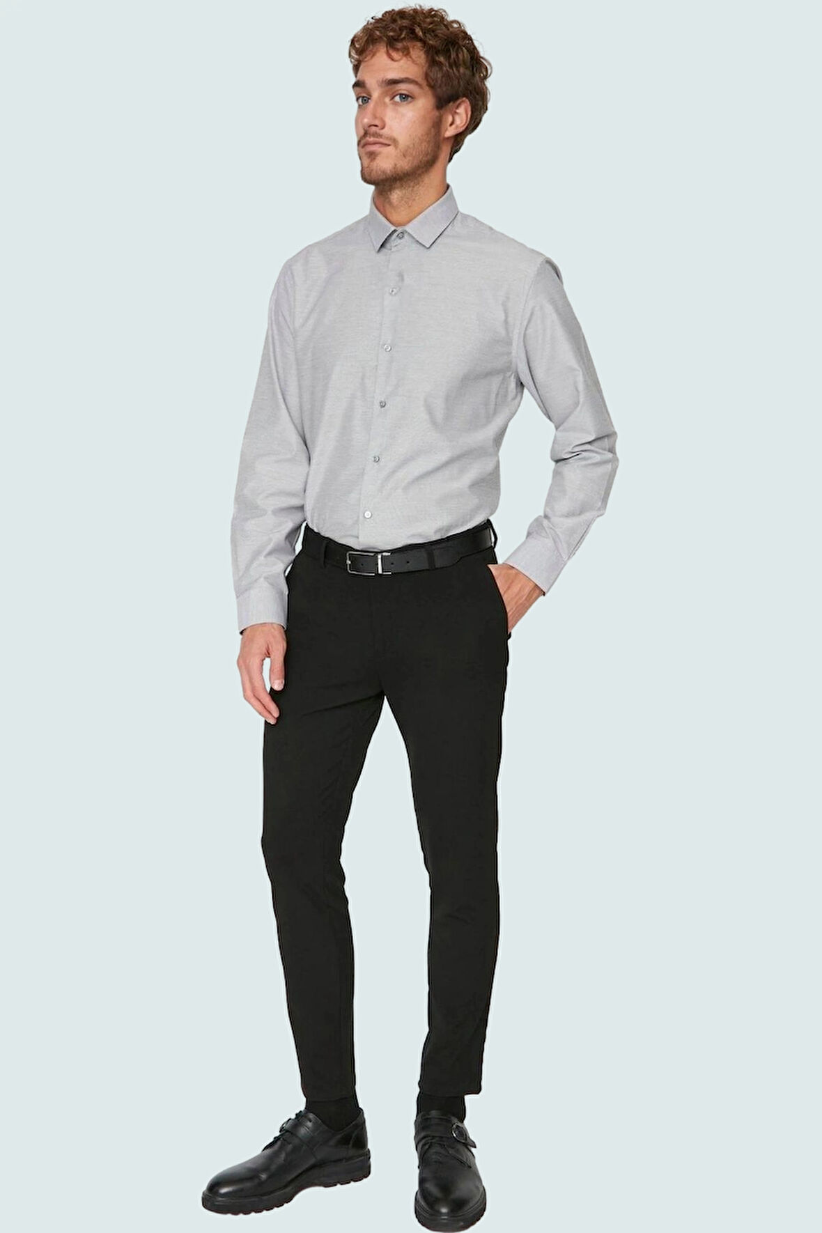 Erkek Regular Chino Pantolon Renk Slim Fit İtalyan Kesim Boru Paça İş Ve Günlük Hafta Sonu