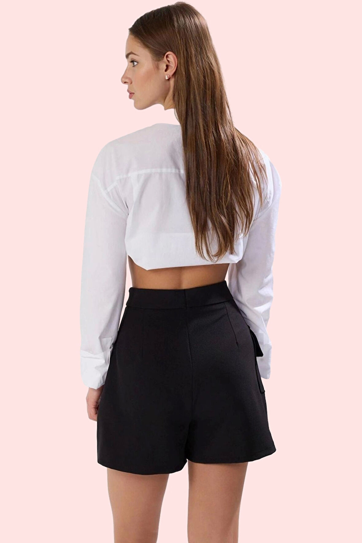 Kadın Düz Şort Etek Yüksek Bel Geniş Paça Polyester Karışımlı Rahat Yaz Aylarının Vazgeçilmezi