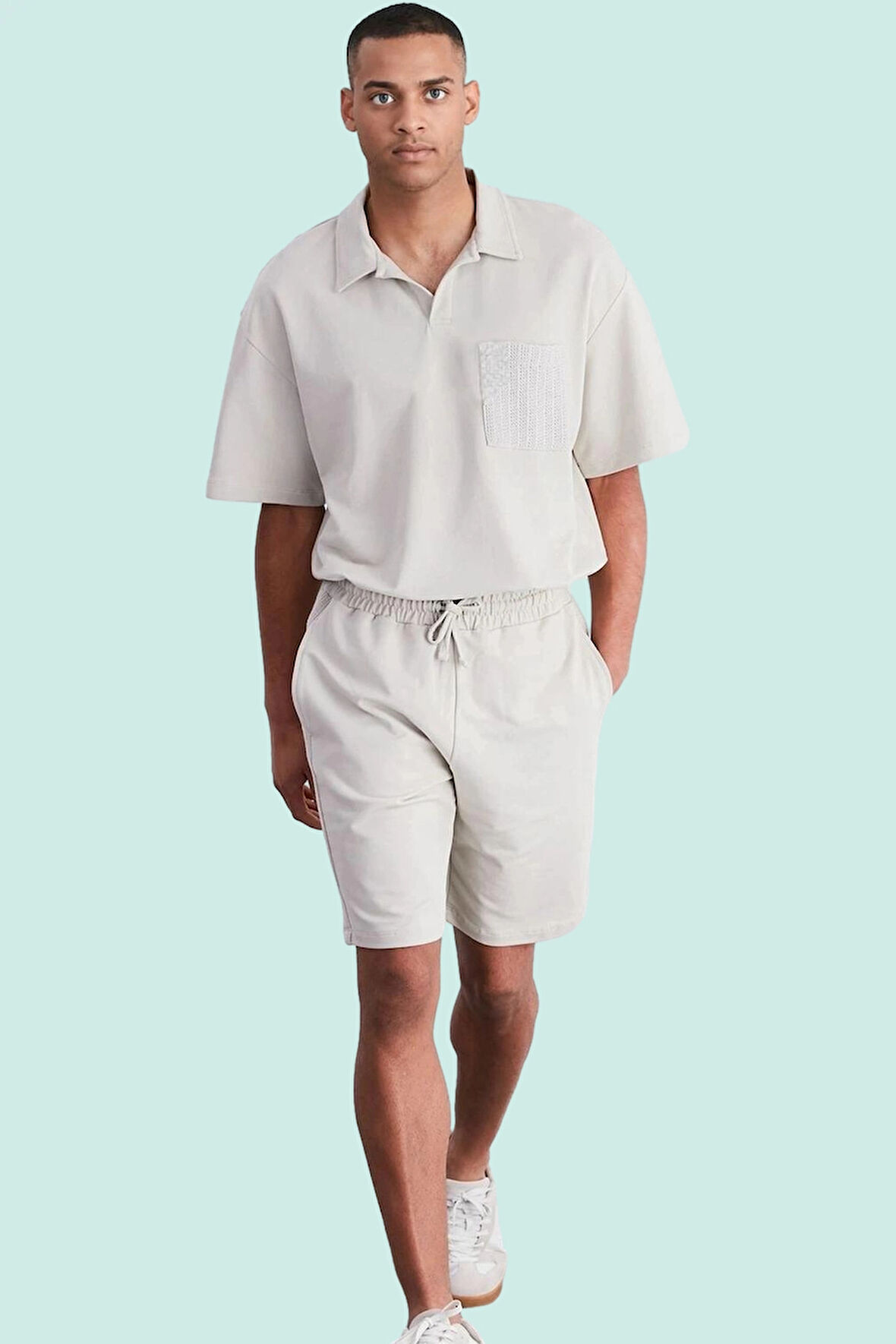 Erkek Pamuklu Şort; Normal Bel Slim Fit Kısa Boy Spor Aktiviteler İçin Yaz Aylarının Vazgeçilmezi