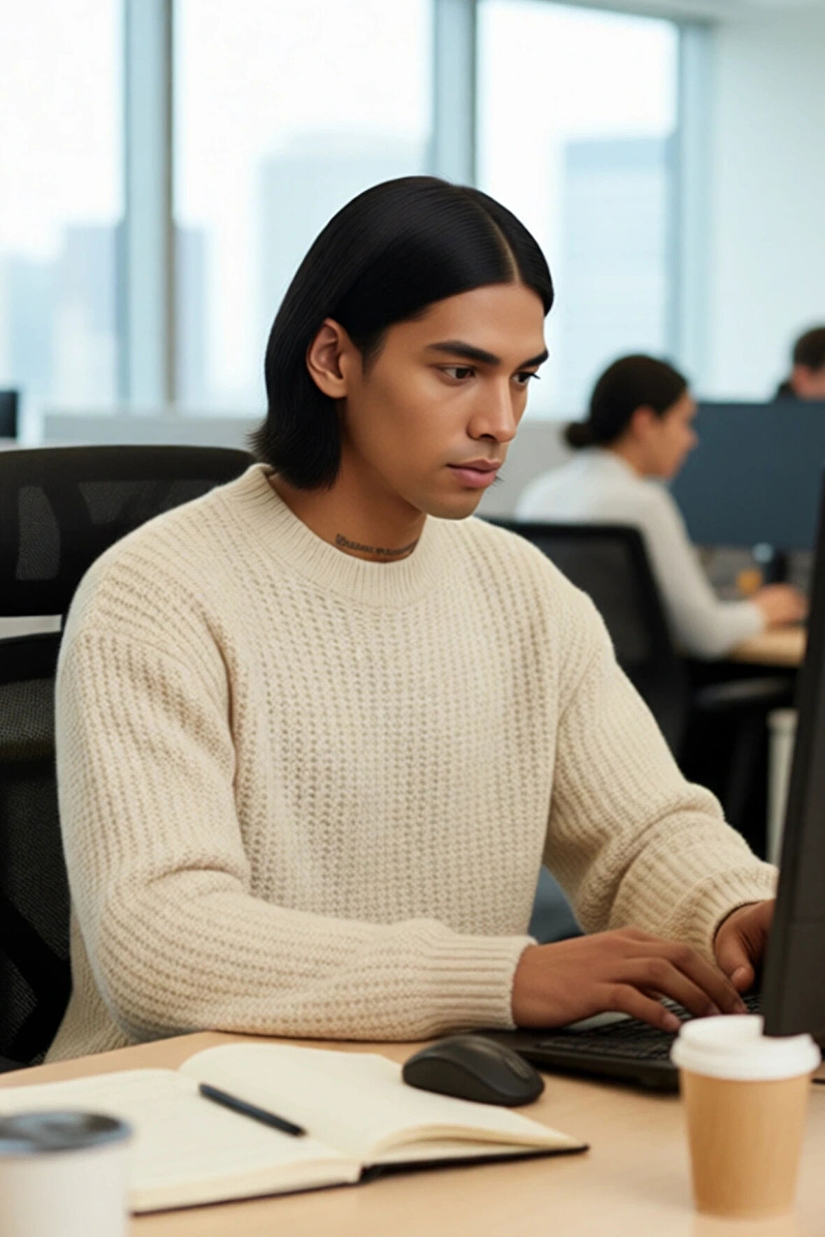 Rahat Kesim Unisex Oversize Basic Triko Kazak Uzun Kollu Bisiklet Yaka Dokulu Kış Modası Kaliteli