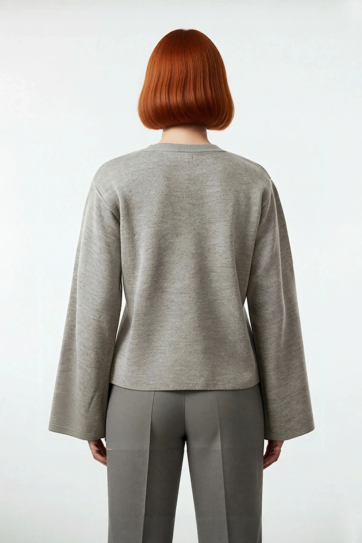 Kadın Günlük Rahat Bisiklet Yaka Basic Regular Kesim İspanyol Kollu Triko Kazak Kış Gardırobu