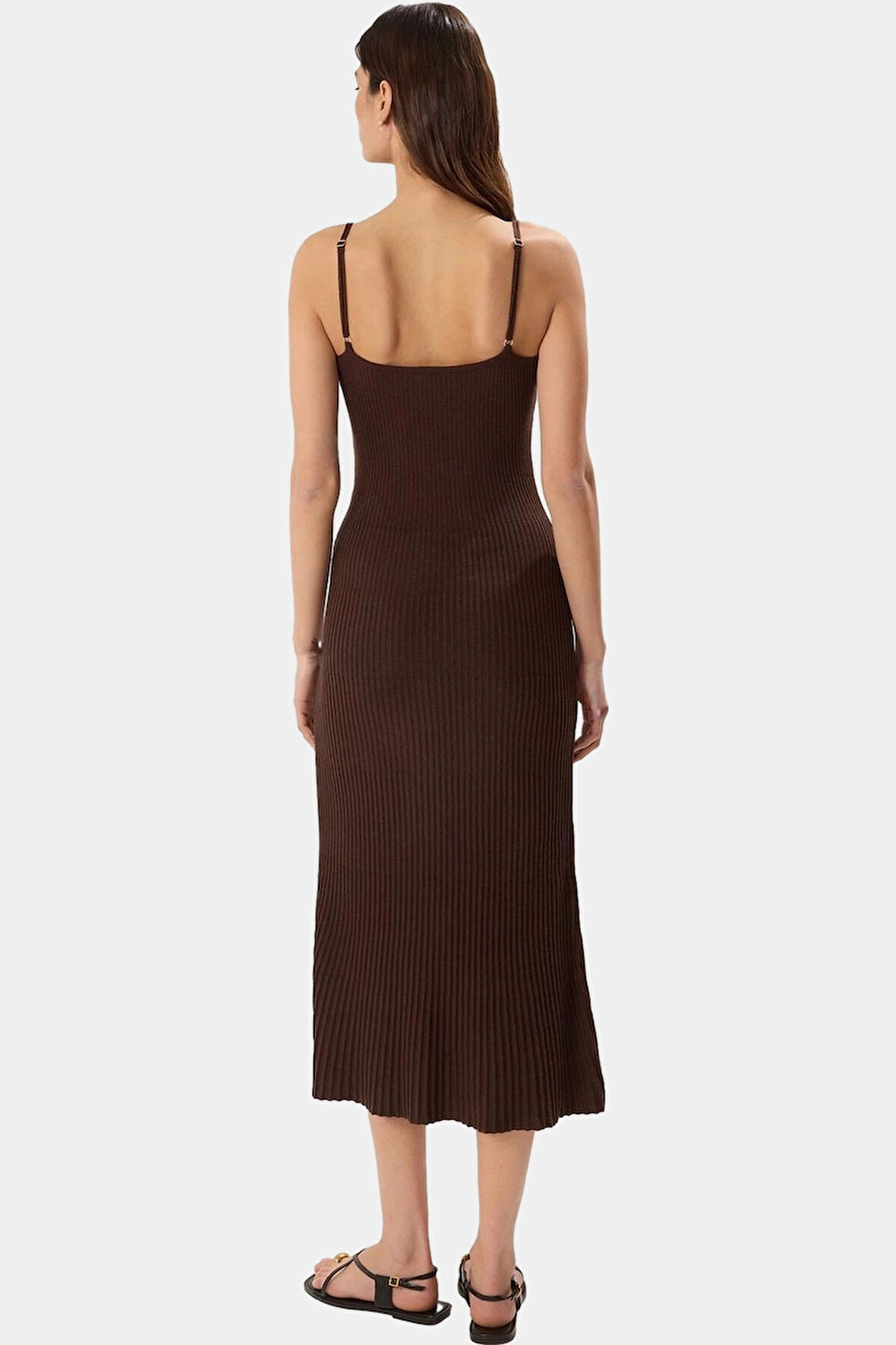 Kolsuz Triko Midi Elbise Günlük Şıklık İçin Mükemmel Seçim Rahat Ve Şık Profesyonel Görünüm