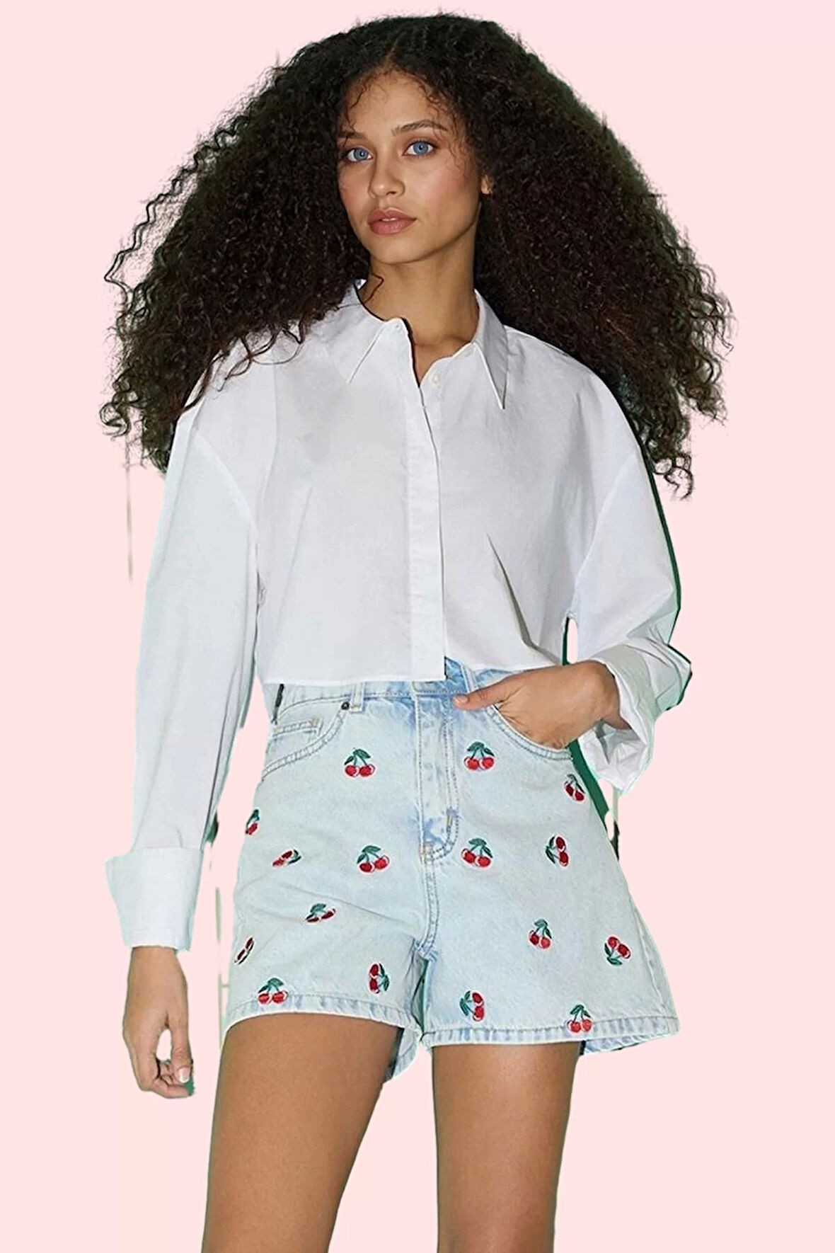 Kadın Denim City Short Şort Pamuk Geniş Paça Yüksek Bel Rahat Yaz Şortu Stilin Buluştuğu Yer