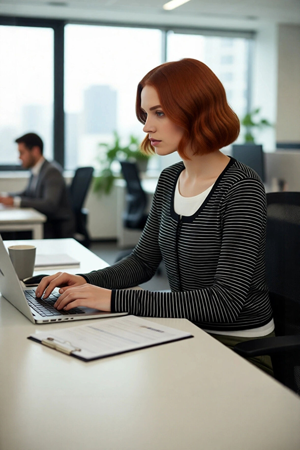 Kadın Cool Comfort Basic Çizgili Regular Kalıp Uzun Kol Triko Crop Hırka Günlük Stili Kaliteli