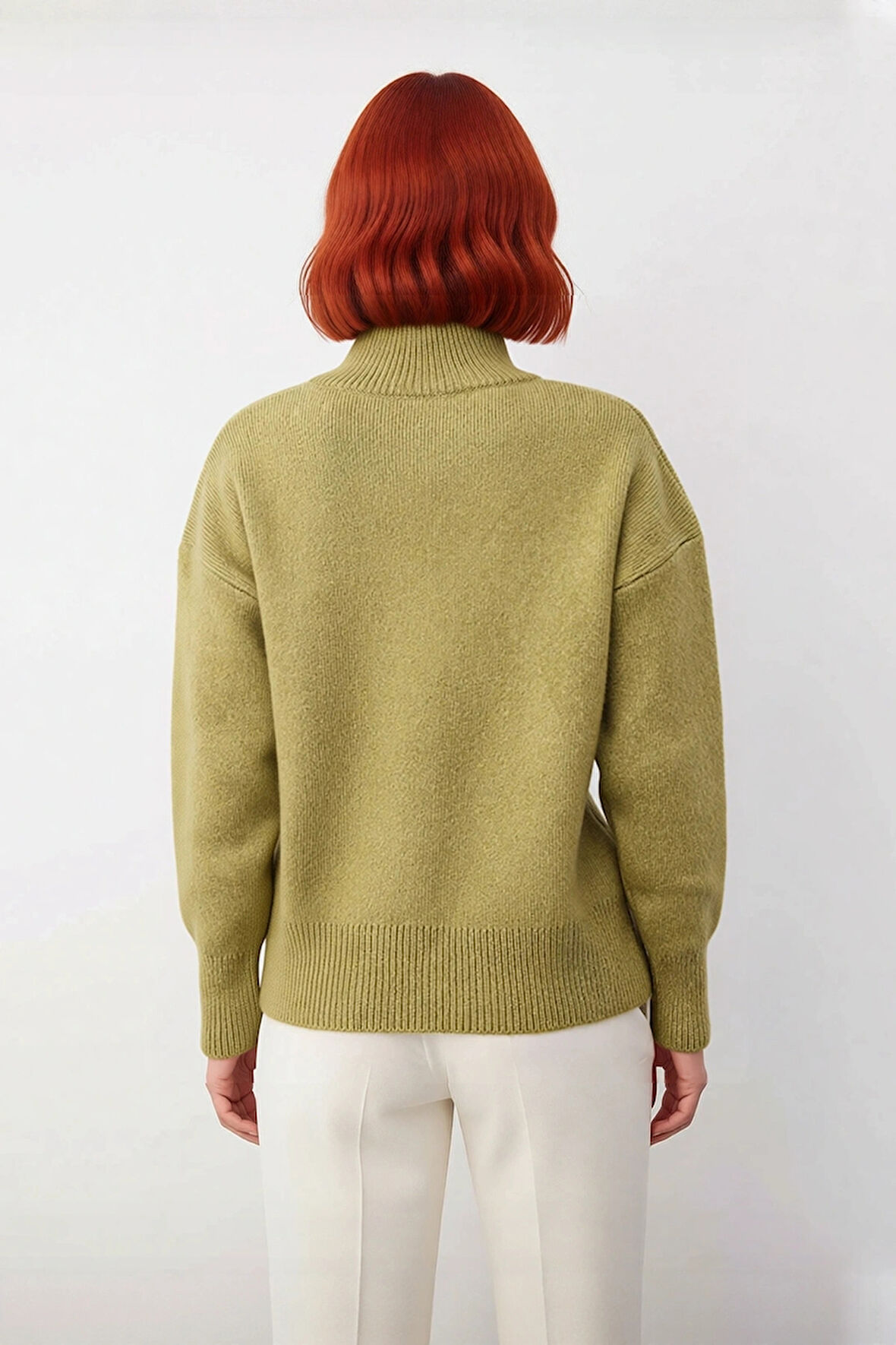 Kadın Düz Dokulu Oversize Triko Kazak Soğuk Günlerde Sıcaklık ve Rahatlığı Bir Arada Sunar