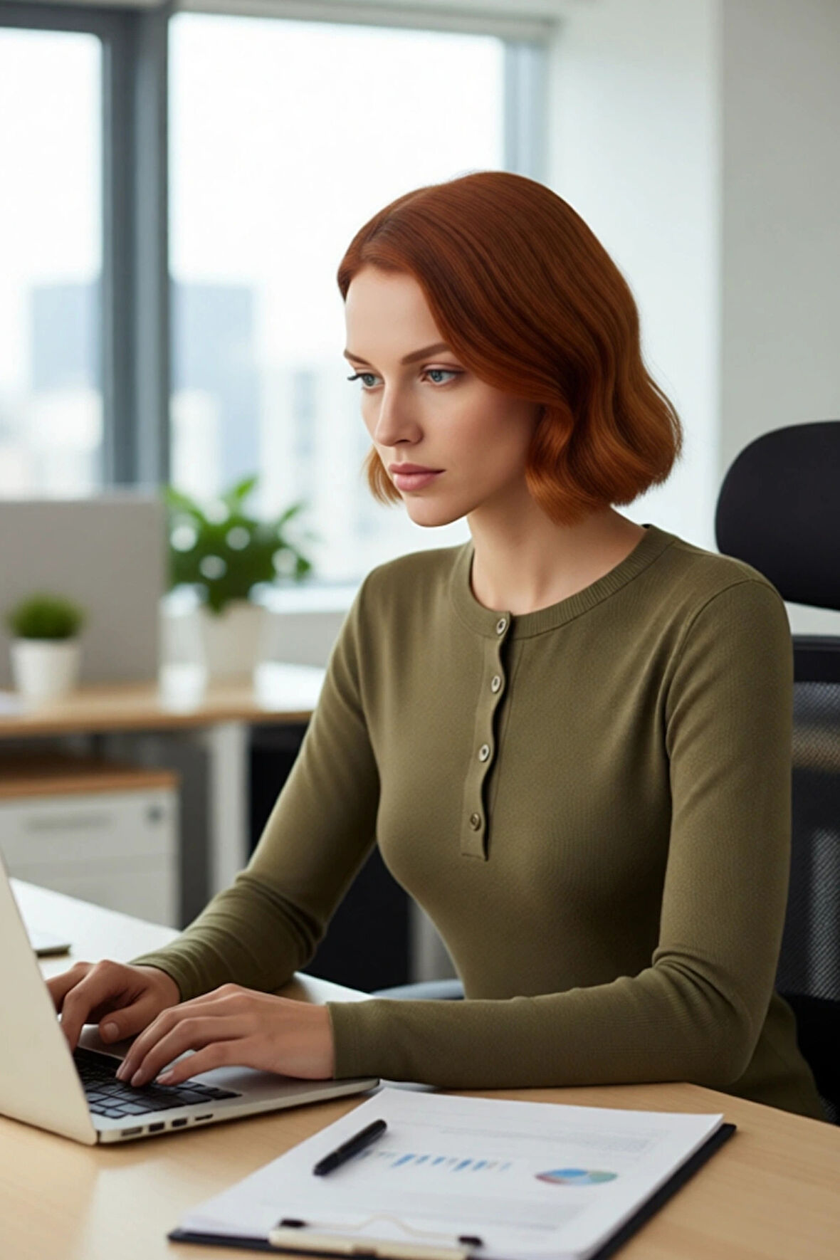 Kadın Uzun Kollu Fitted Bisiklet Yaka Dugmeli Fitilli Triko Bluz Gunluk Sik Ve Rahat Kombinler Icin