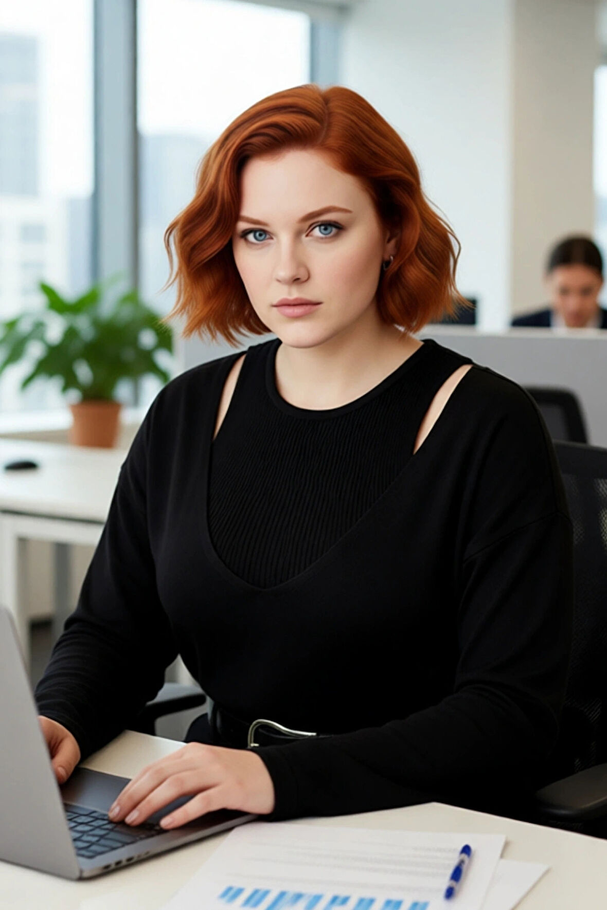 Kadın Casual Regular Kalıp Akrilik Triko İkili Bluz Kazak Takımı Düz Desen Uzun Kol Konforu