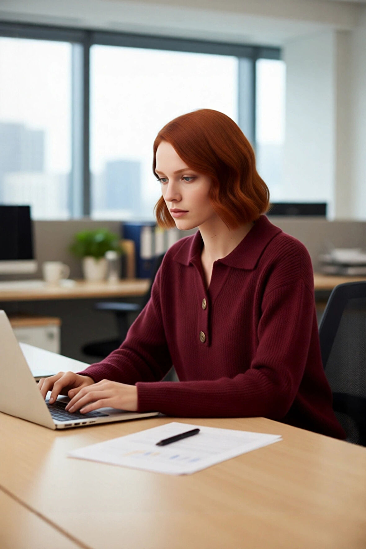 Kadın Polo Yaka Selanik Triko Kazak Rahat Regular Kalıp Kışlık Soğuk Havalar İçin İdeal Seçim