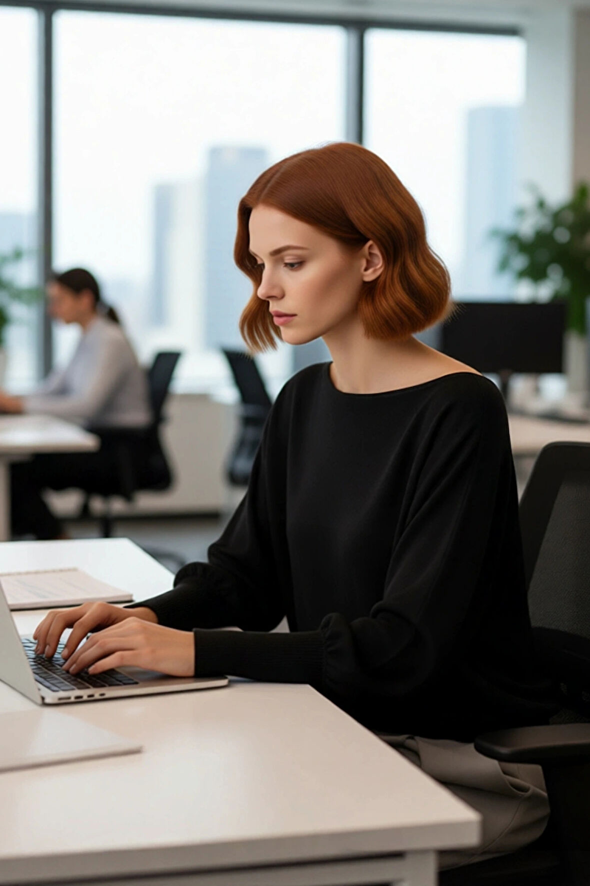 Kadın Oversize Triko Kazak Kayık Yaka ve Yarasa Kol Detaylı Kış Bahar Gardıroplarının