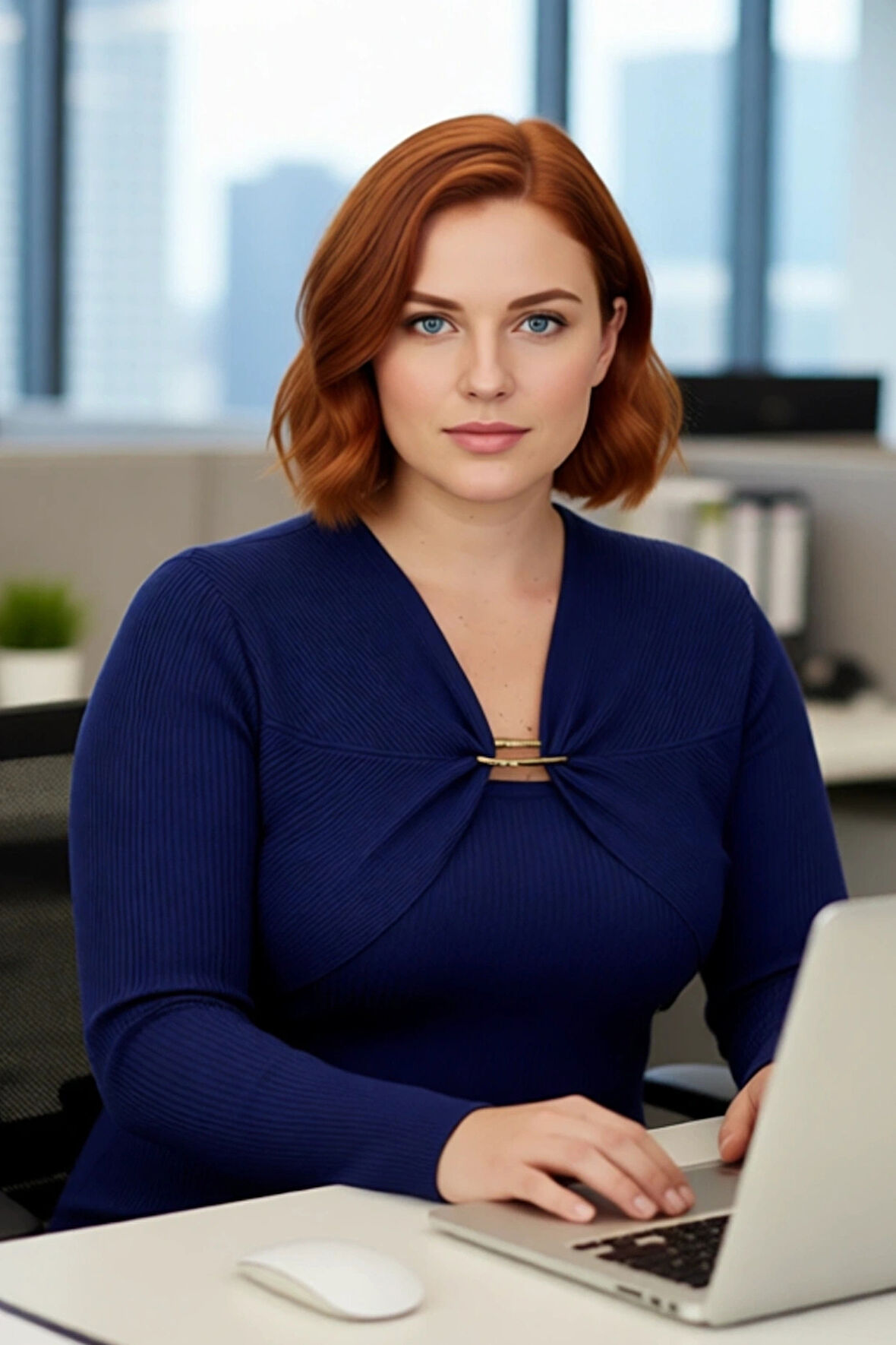 Kadın Şık Fitted Fitilli Triko Kazak Aksesuar Detaylı V Yaka Tasarımı İle Modern Görünüm Kaliteli