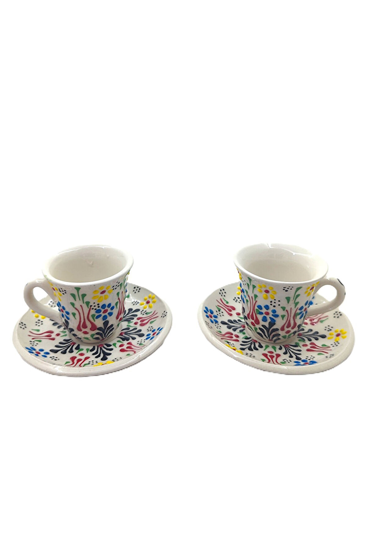 EL YAPIMI DESENLİ 2'Lİ FİNCAN TAKIMI