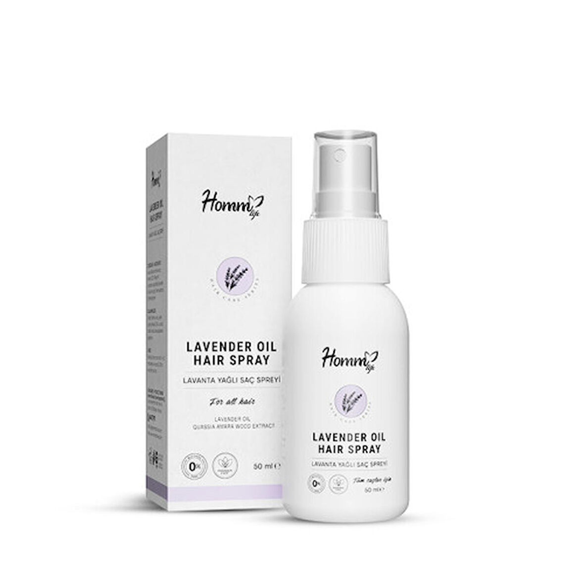 Homm Life Lavanta Yağlı Saç Spreyi 50 ml