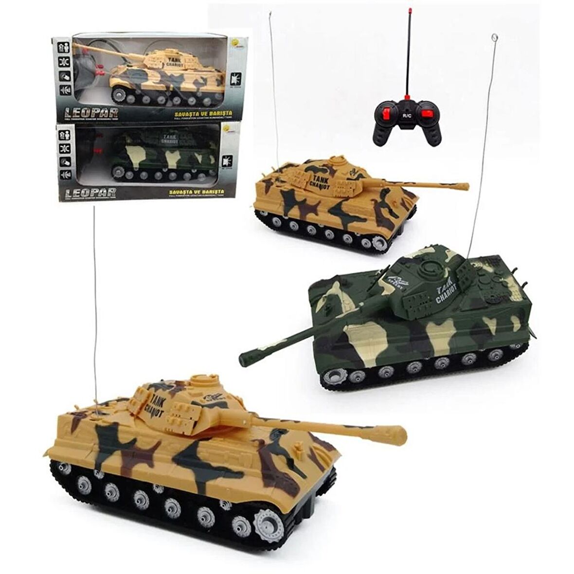 TWOX DMN527-3 Uzaktan Kumandalı Leopar Tank