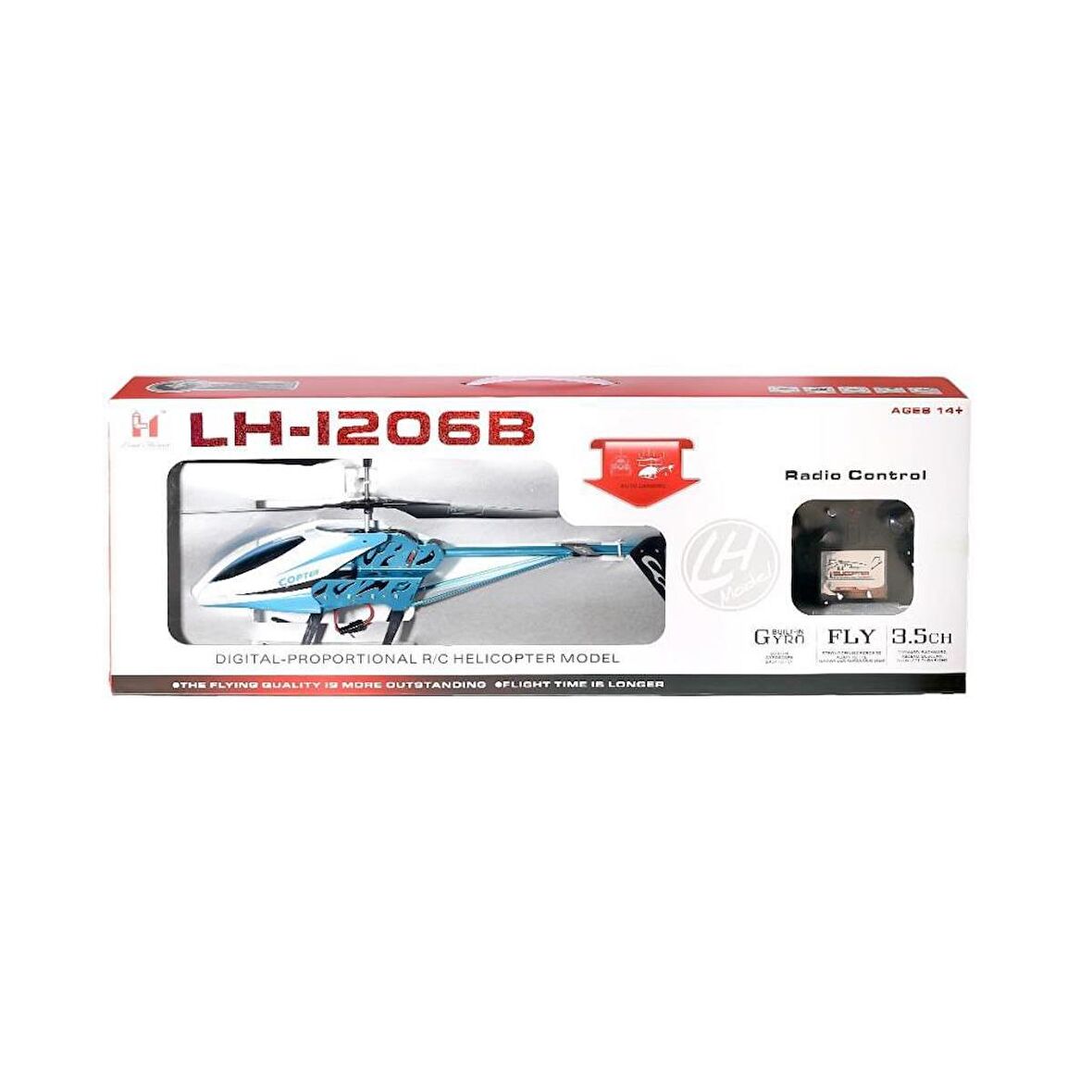 NessiWorld LH-1206 Kumandalı 3.5 Kanal Helikopter -Can