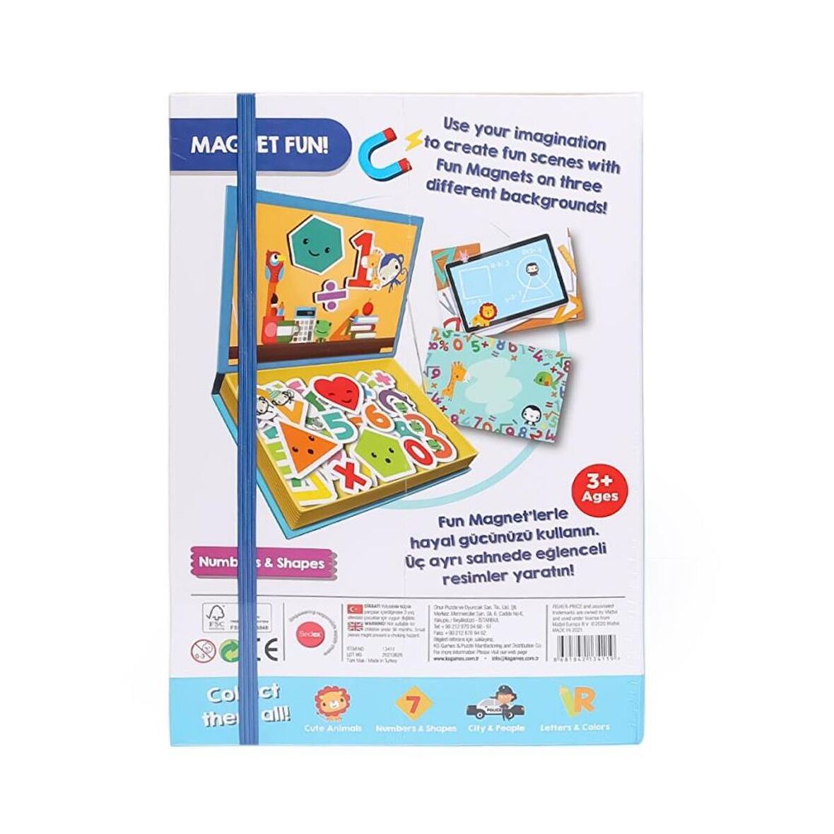 Fisher Price Baby Puzzle Numbers Shapes -KS Puzzle