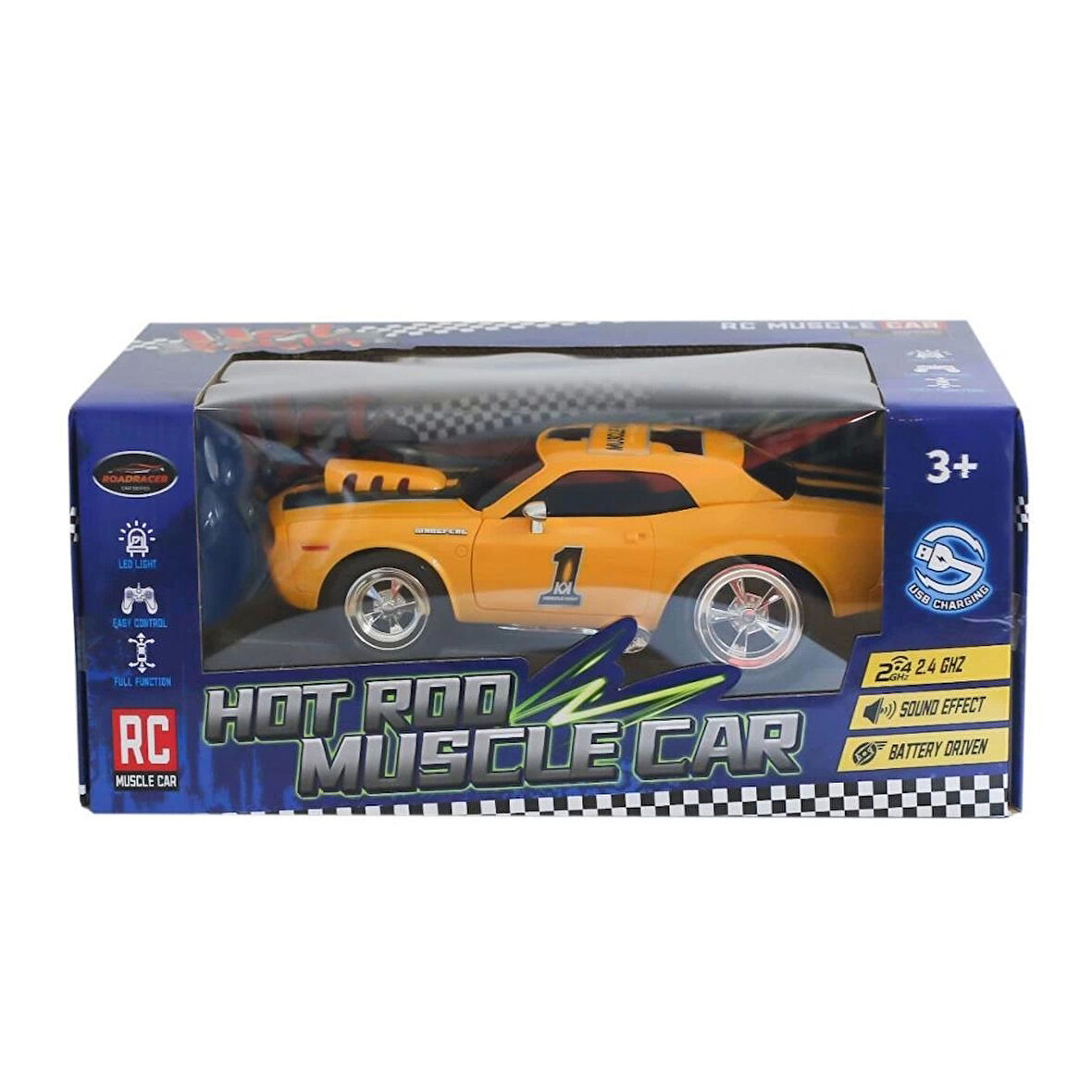  MK8026B Kumandalı Sesli Işıklı Drift Araba 1:16 -Can