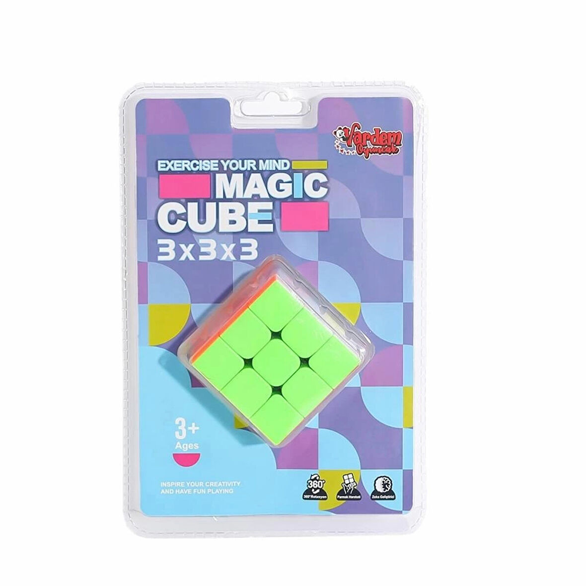 Çocuk FX7330 Magic Cube Zeka Küpü 3x3 -Vardem