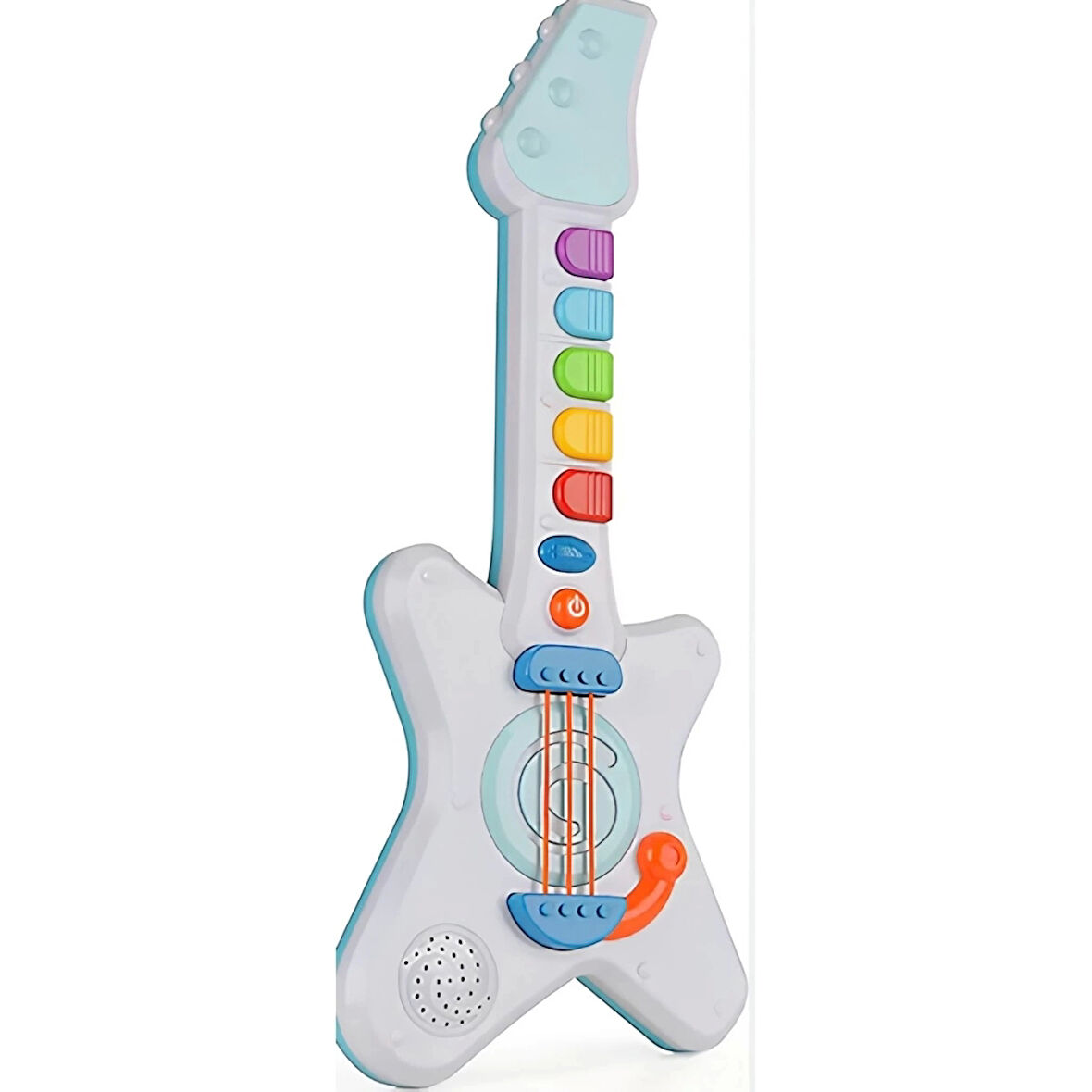 Çocuk Işıklı Müzikli ve Çok Fonksiyonlu Rock'n Roll Gitar
