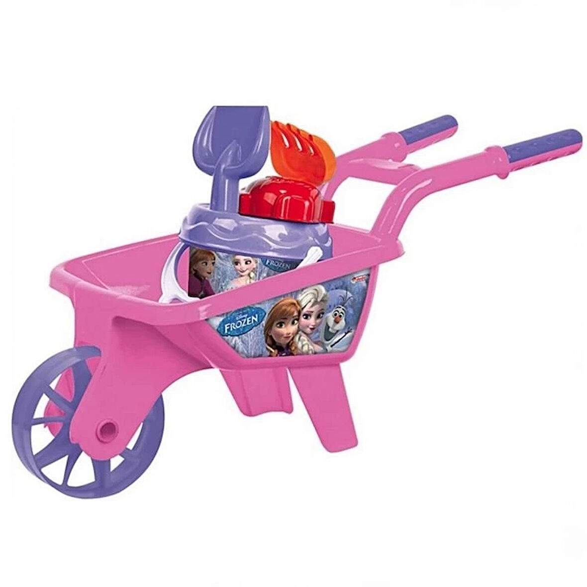 Çocuk Dede Frozen El Arabası Plaj Set