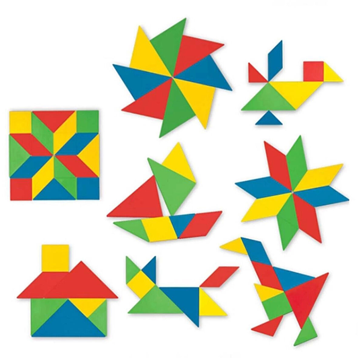 Çocuk Kutulu Tangram 28 Parça