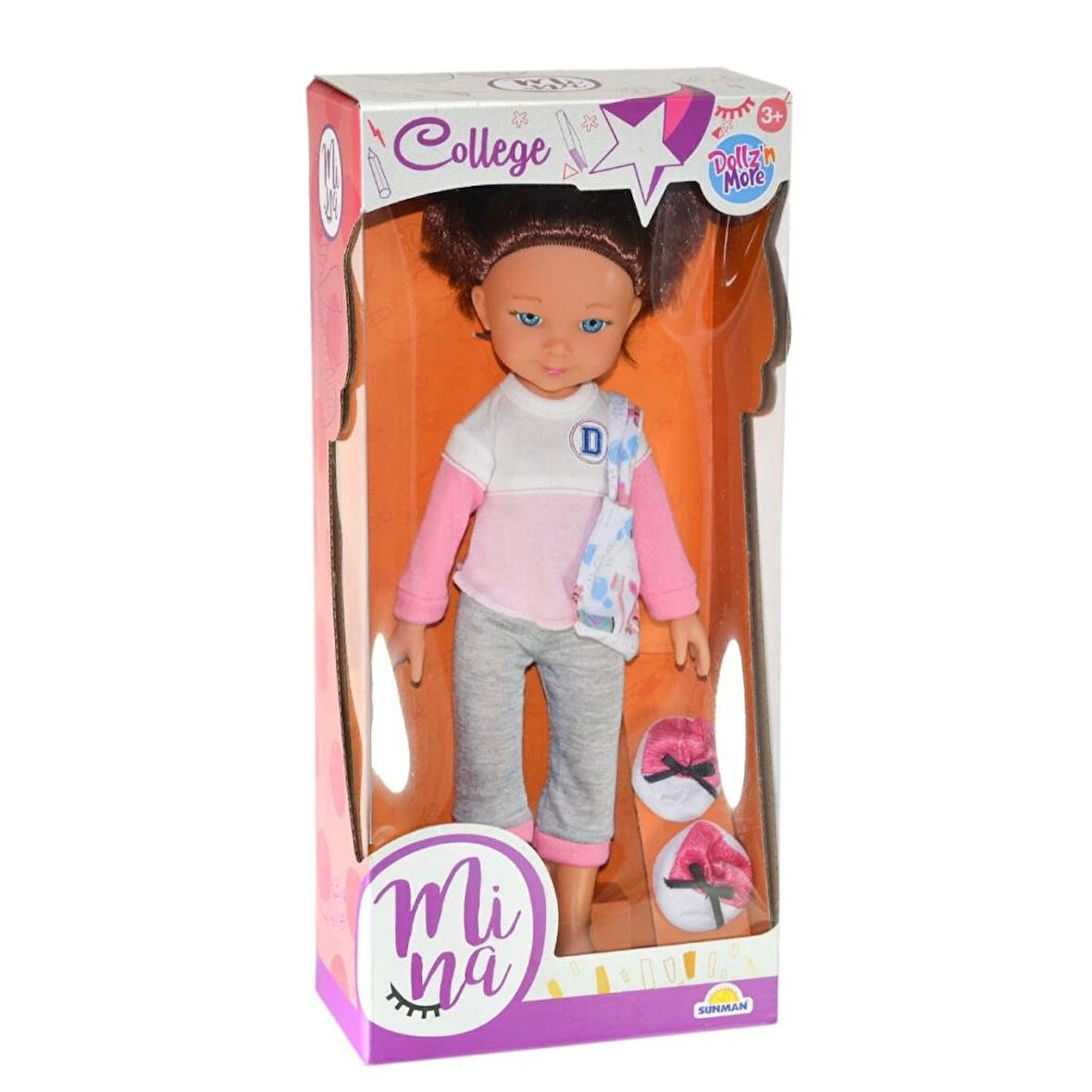 Çocuk 30061 Mina College Bebek 35 cm -Sunman