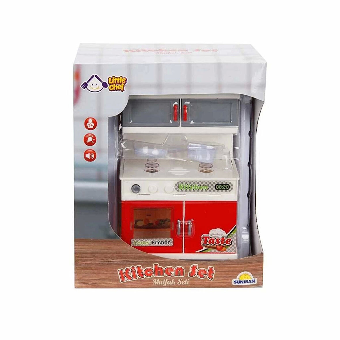 Çocuk 2732 Little Chef  Oyuncak Ocak Seti Sesli ve Işıklı - Sunman