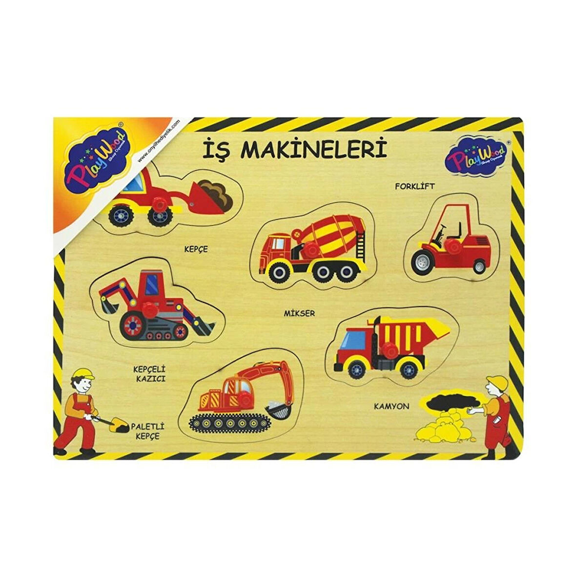 Çocuk 194/195-Ony Ahşap Tutmalı İş Makineleri