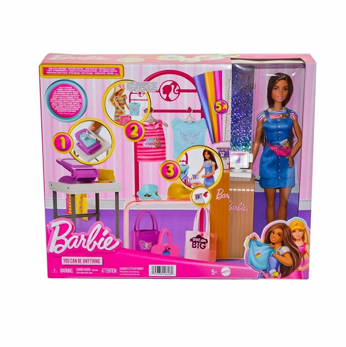 Çocuk HKT78 Barbie'nin Tasarım Butiği