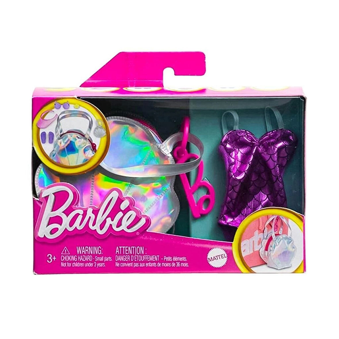 Çocuk HJT42 Barbie'nin Mini Çanta Aksesuarları