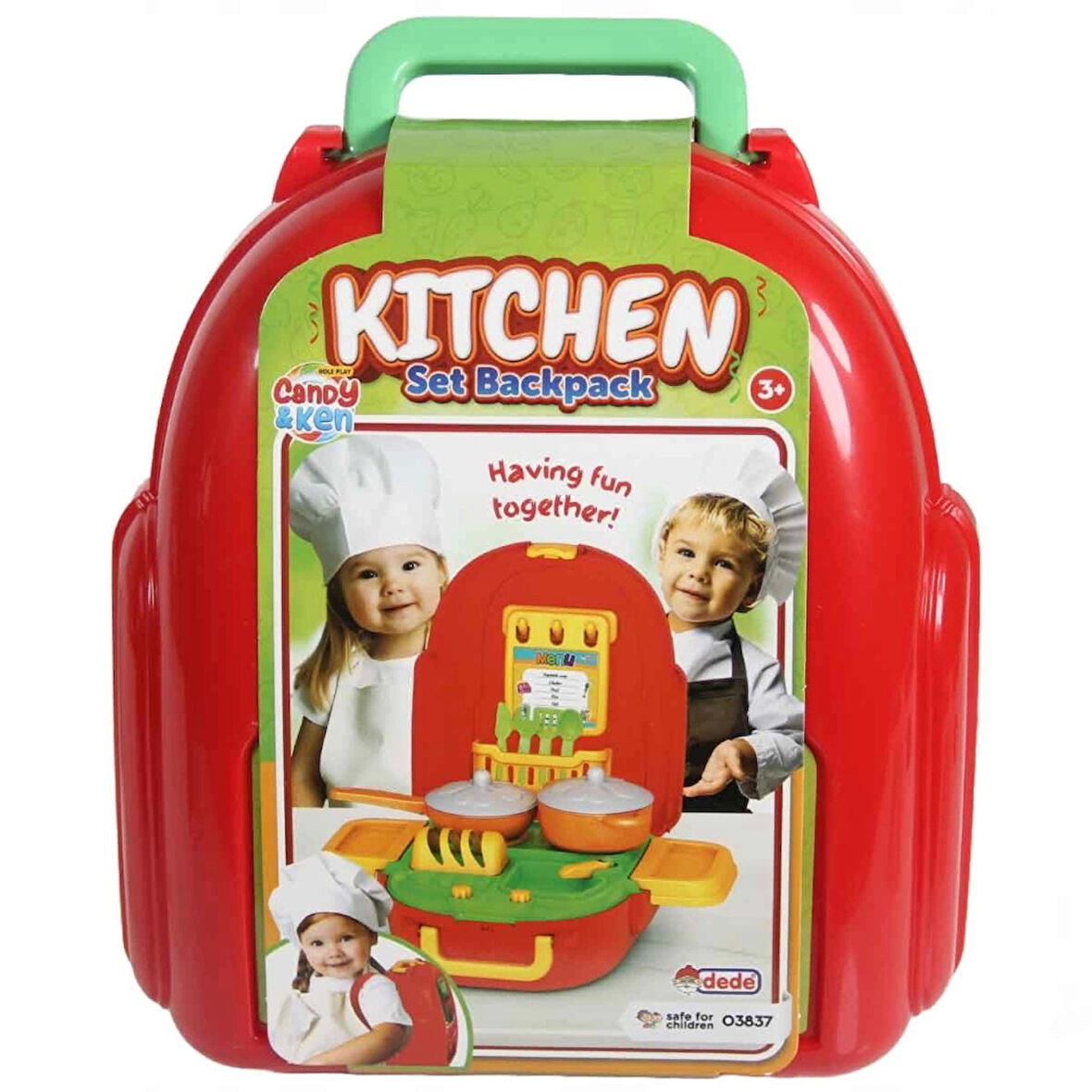Çocuk Candy & Ken Mutfak Seti Sırt Çantası