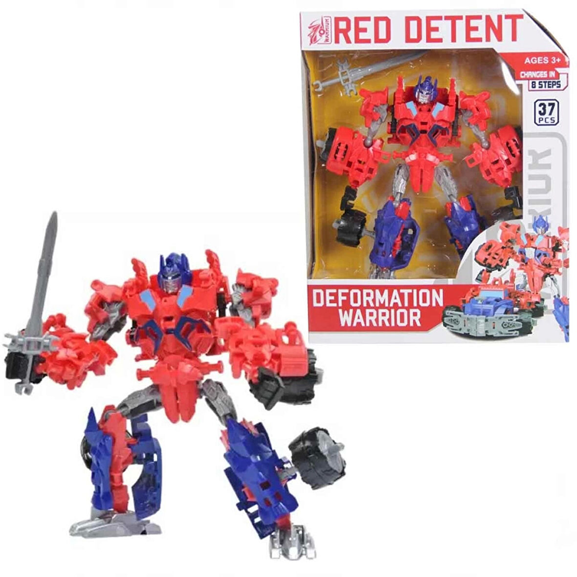 Çocuk Deformation Warrior Robota Dönüşen Araba