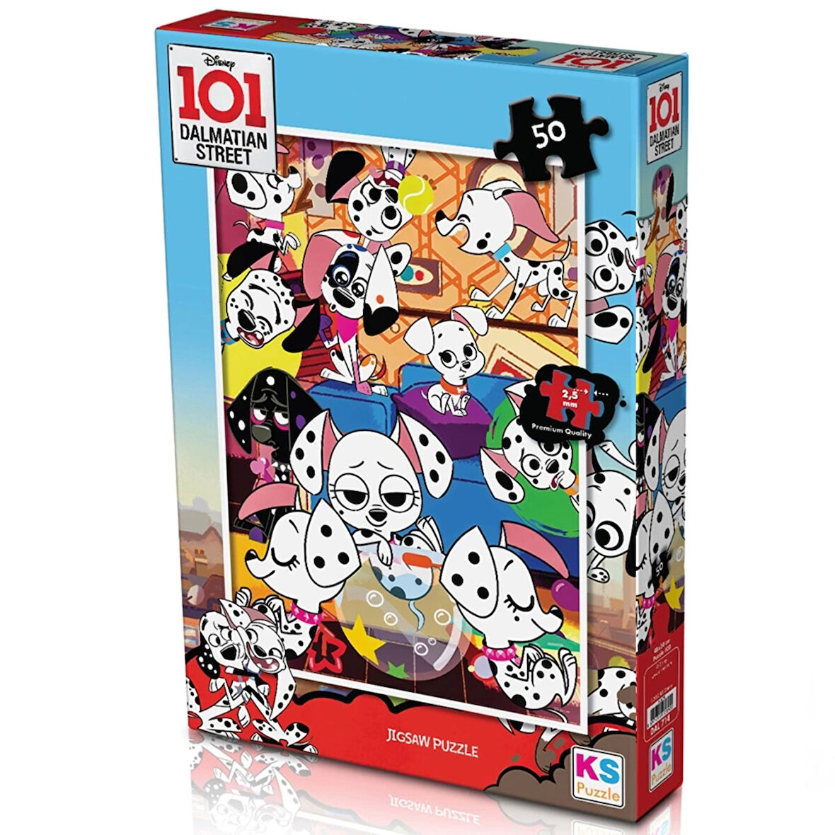 Çocuk KS 101 Dalmatian 50 Parça Puzzle