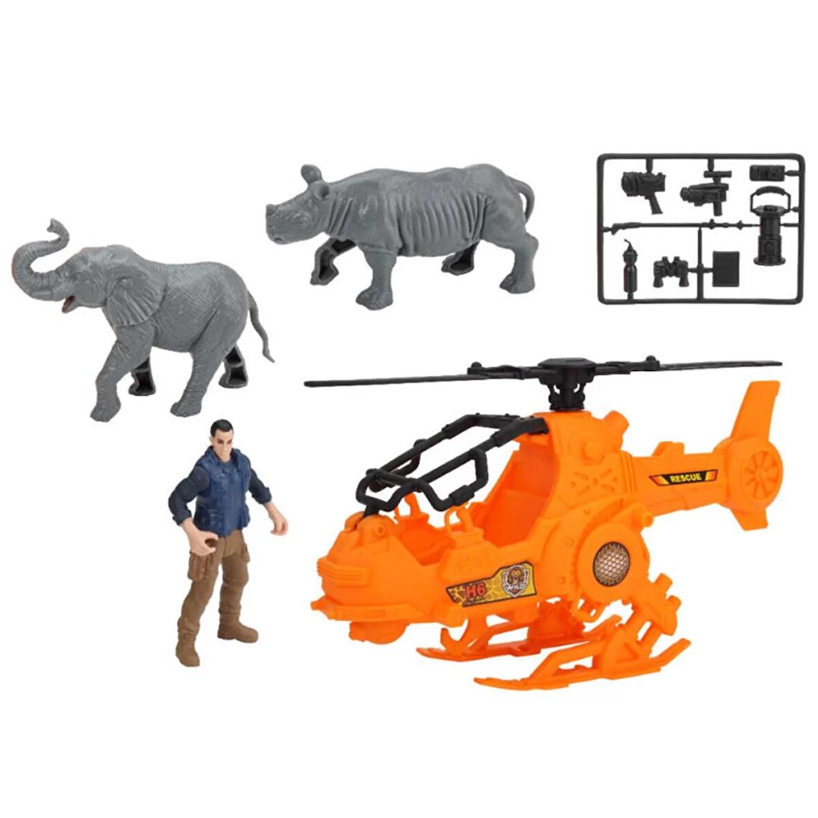 TWOX Nessiworld Wild Quest Safari Hayvan Kurtarma Oyun Seti