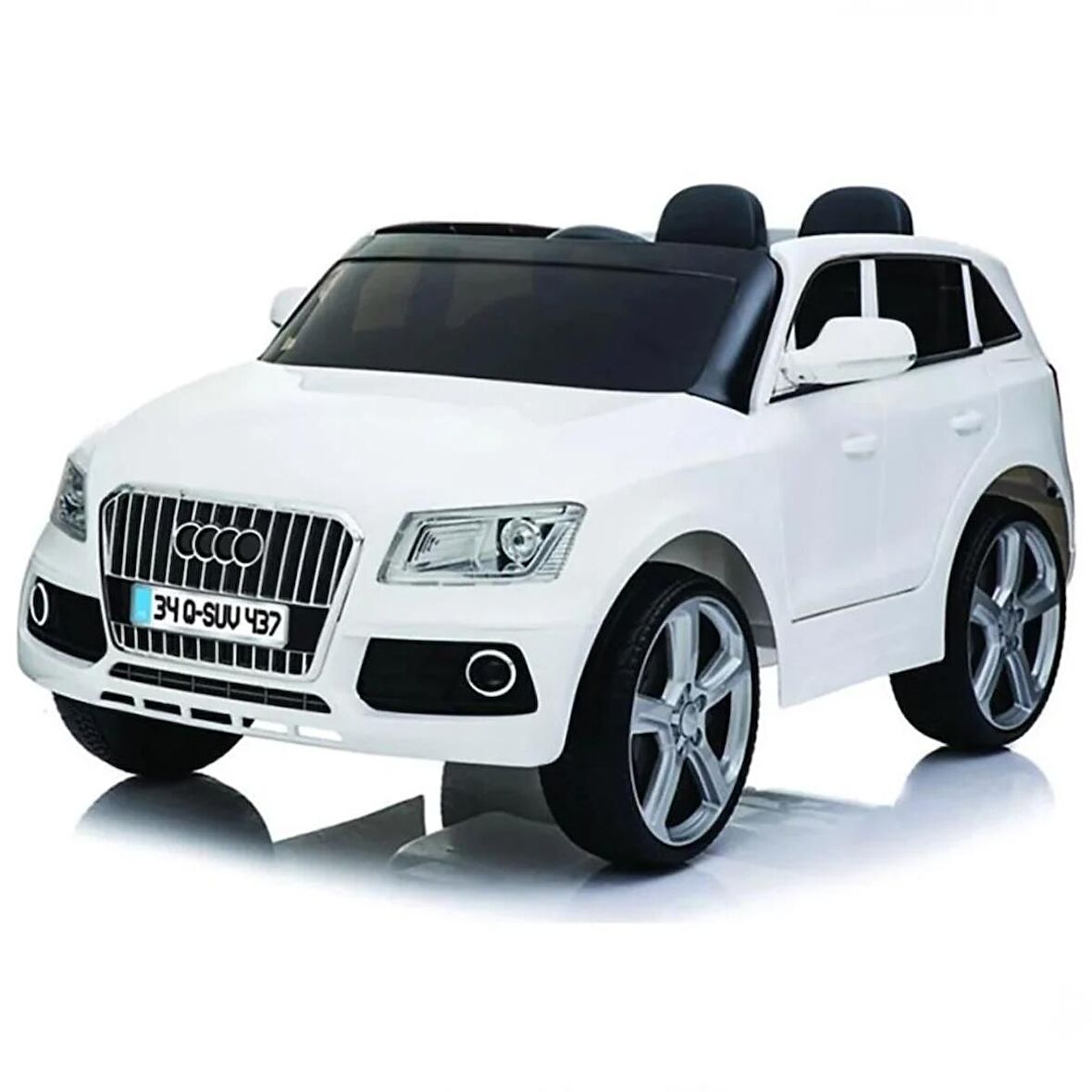 TWOX Nessiworld 437 Audi Q-SUV 12V Beyaz Akülü Araba