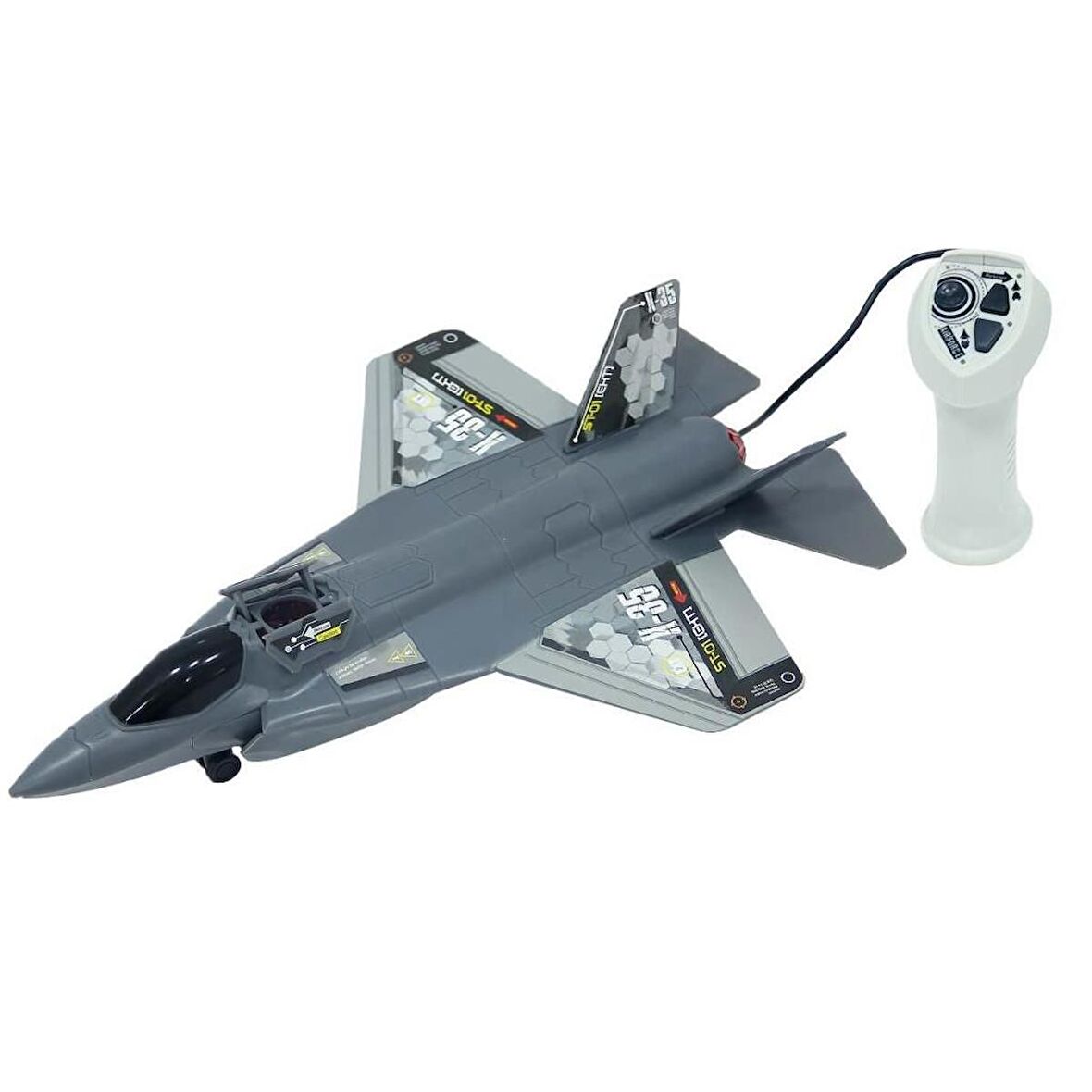 TWOX Nessiworld Air Forces Sesli ve Işıklı X-35 Jet