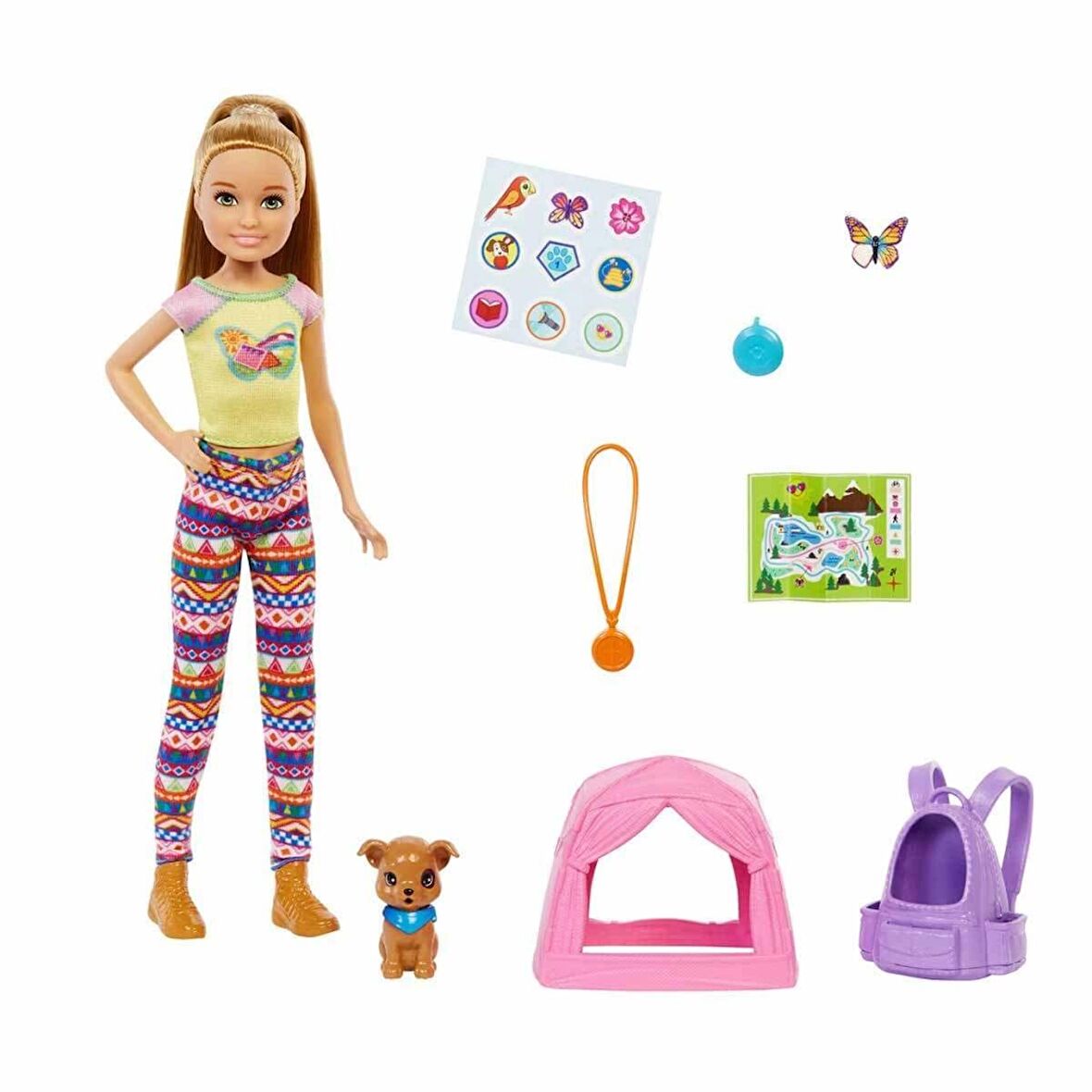 TWOX Nessiworld Barbie nin Kız Kardeşleri Kampa Gidiyor Oyun Seti HDF69
