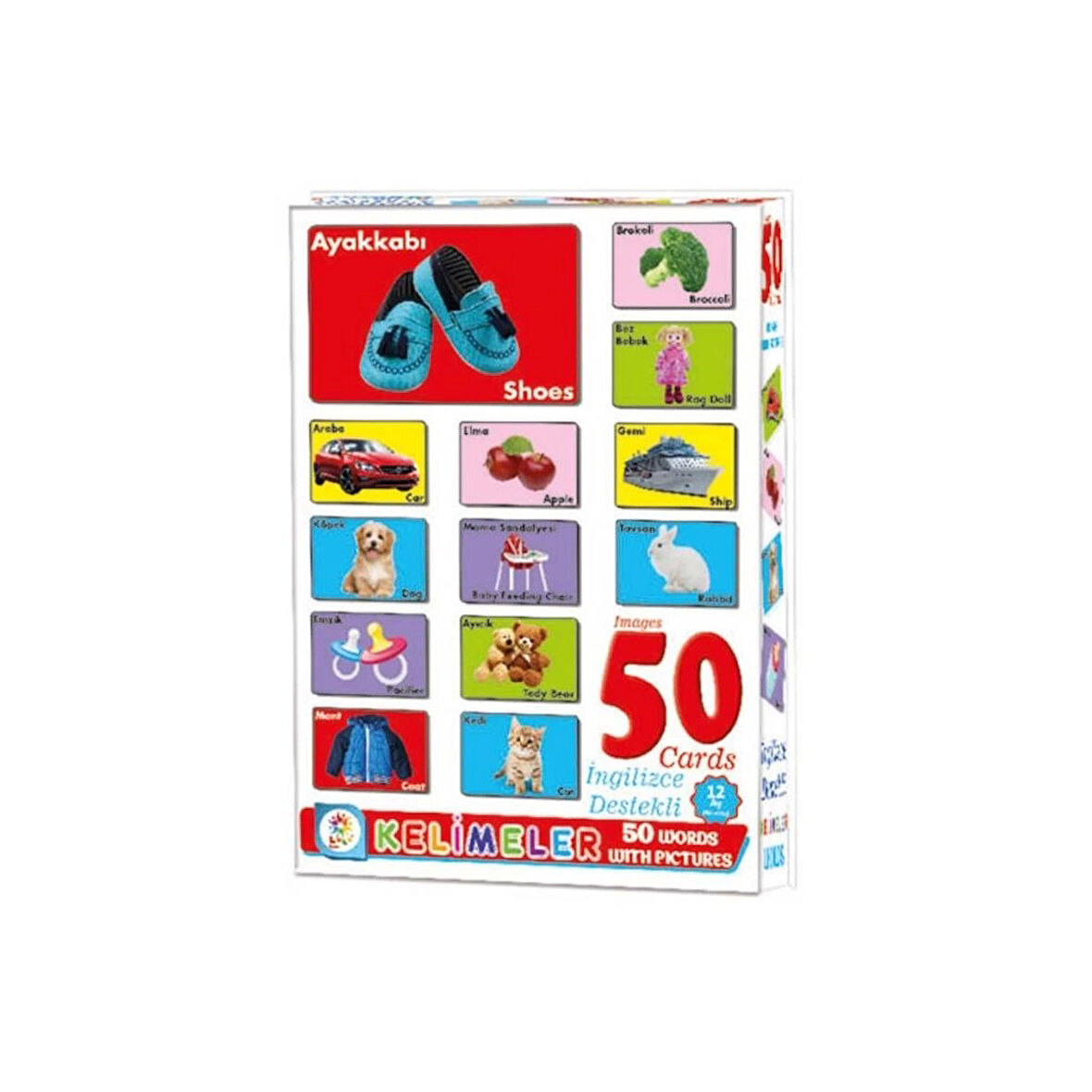 Çocuk LC7179 Laço, Resimli 50 Kelime - İngilizce Destekli / +12 ay