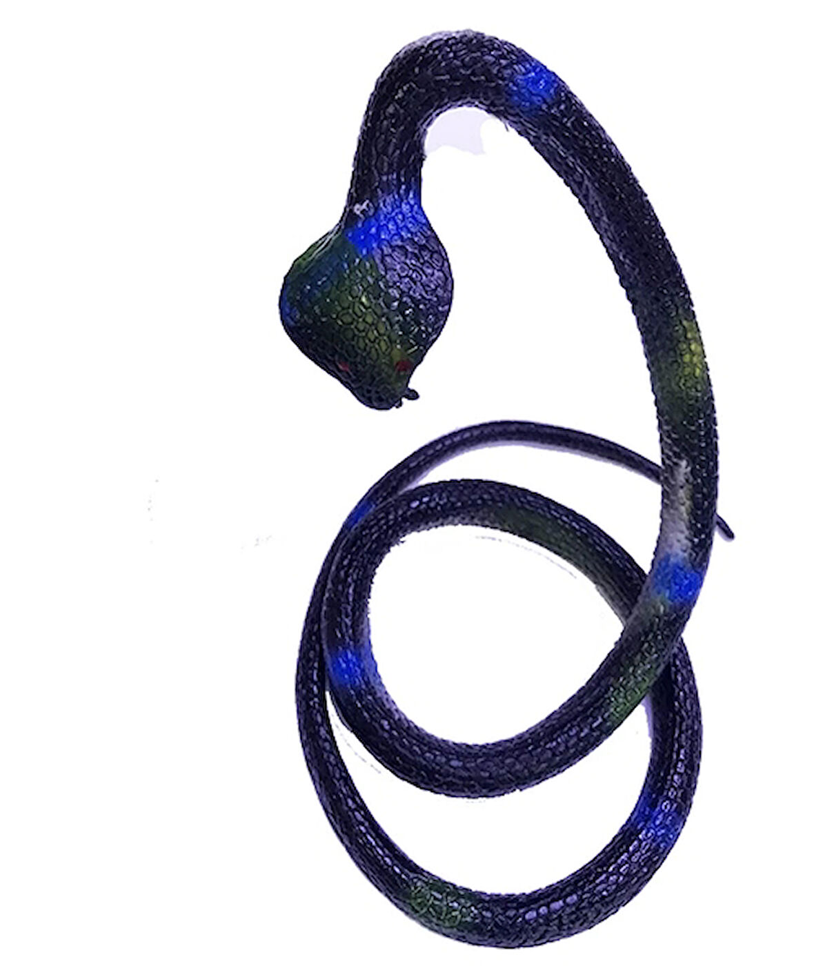 Çocuk Siyah Renk Gerçekçi Kobra Model Silikon Yumuşak Yılan 80 cm