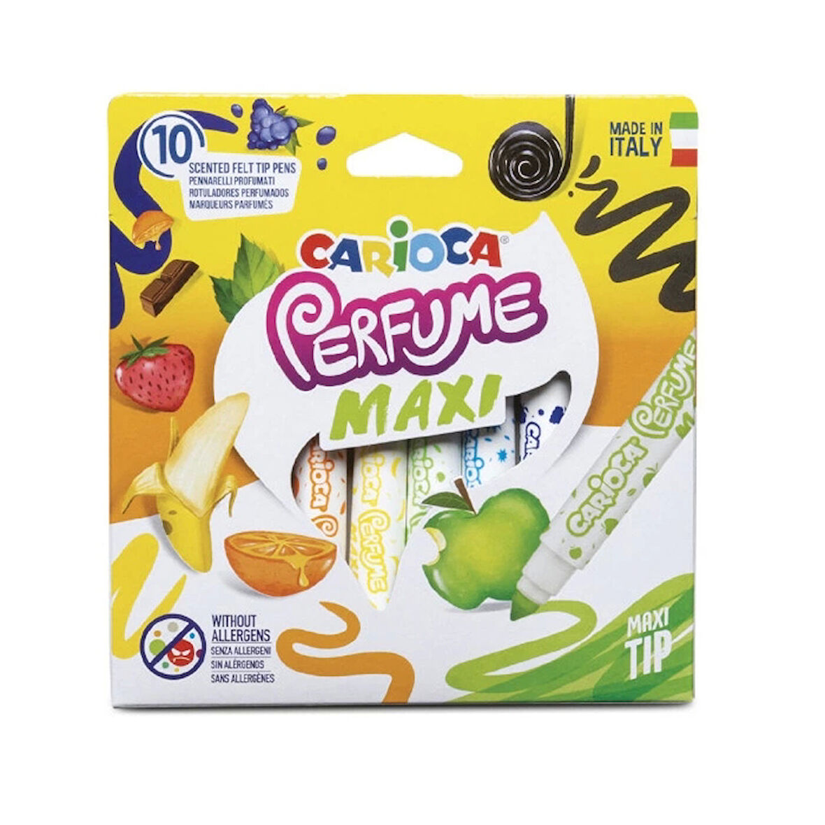  Carioca Kokulu Jumbo Keçeli Boya Kalemi 10'Lu