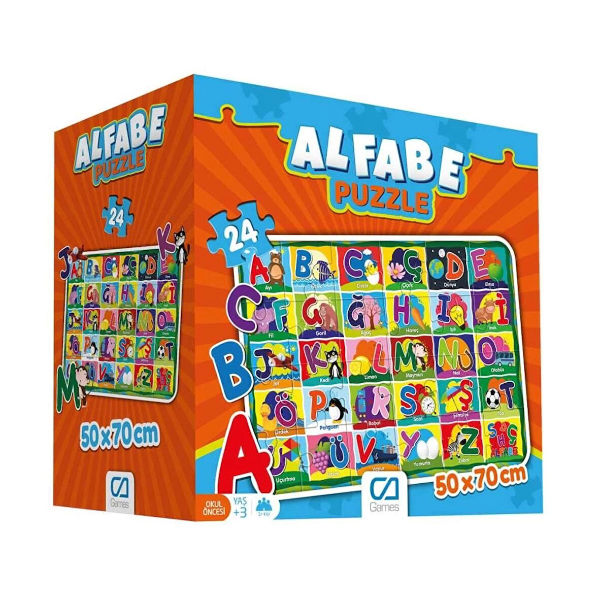  Games Alfabe Puzzle 24 Parça 5027