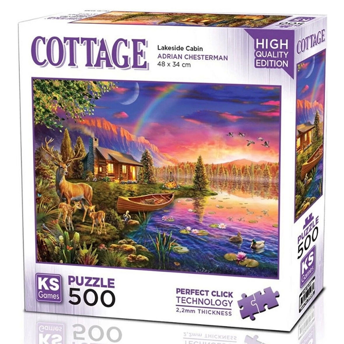  KS Games Lakeside Cabin Puzzle 500 Parça 20063