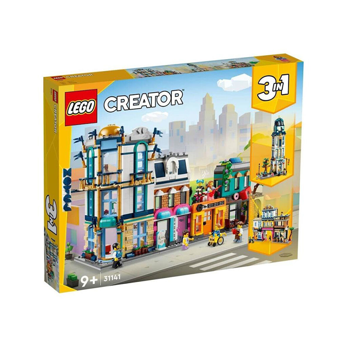 TWOX Nessiworld 31141 Lego Creator 3ü1 arada Ana Cadde 1459 parça +9 yaş