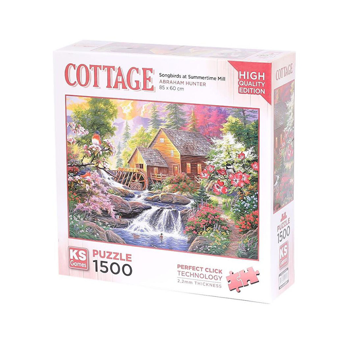 TWOX Nessiworld 22027 Songbirds at Summertime Mill 1500 Parça Puzzle -KS Puzzle