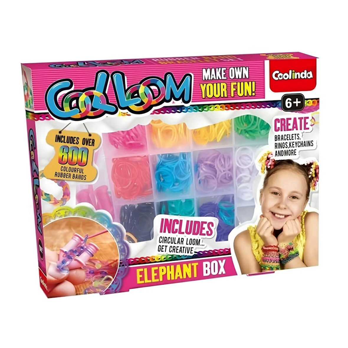 Çocuk Paulinda Cool Loom Elephant Box Hobi Set S00095692