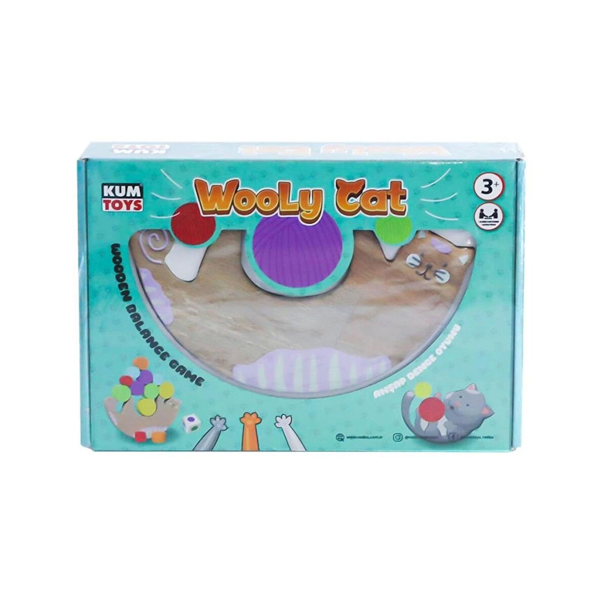 Çocuk 5672 Wooly Cat Kedi Oyunu -Kumtoys