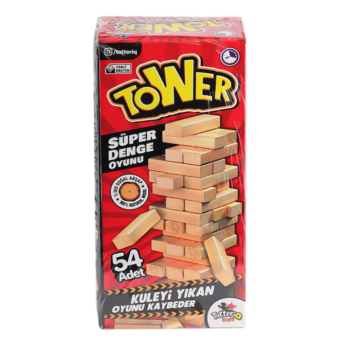 Nessiworld 7314 Tower Denge Oyunu 54 Parça -Totteriq